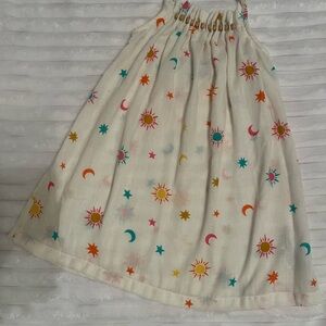 Old Navy Cream Kids Dress with Celestial Print 4T